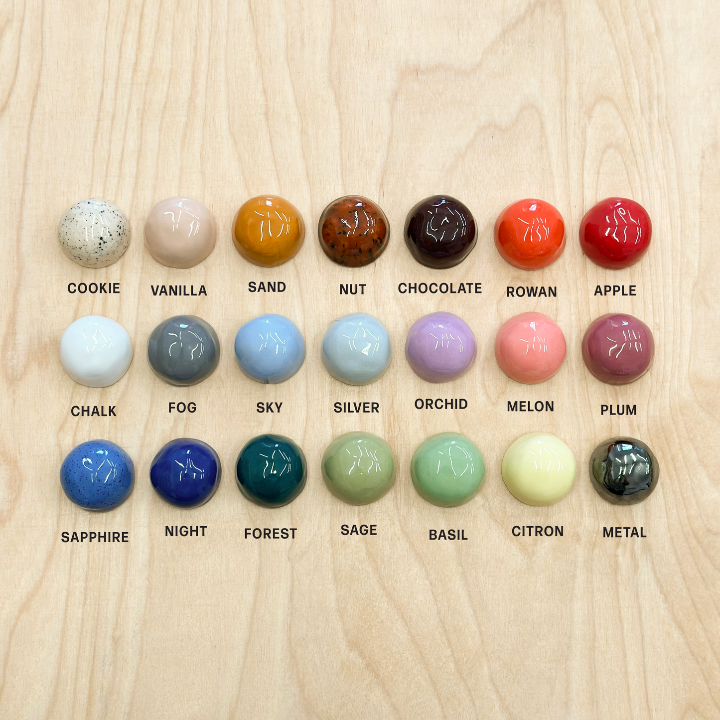 Ceramic Bubbly Letters